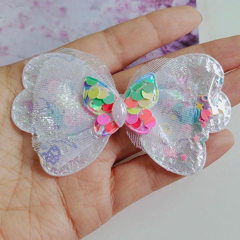 10pcs Double-Layer Butterfly Padded Appliques for Sewing