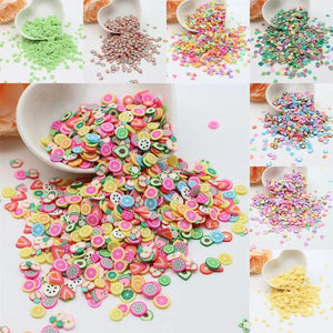 50g Soft Clay Fruit Diy Glue Drop Mold Filler Nail Jewelry Slime Material