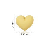 50Pcs Hearts Resin Flatback Hair Earring Accessory DIY Craft Supplies