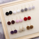 60 Pcs Plush Ball Pendants 15mm DIY Art Jewelry Hair Accessories Wedding Decor