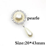 10pcs Resin Beauty Head Rhinestone Buttons Wedding Decor