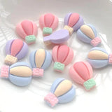 30PCS Resin Hot Air Balloon Accessories for DIY Headwear & Phone Case Decoration