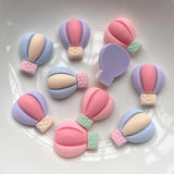 30PCS Resin Hot Air Balloon Accessories for DIY Headwear & Phone Case Decoration