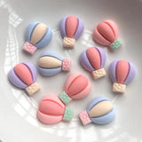 30PCS Resin Hot Air Balloon Accessories for DIY Headwear & Phone Case Decoration