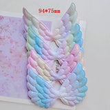 20pcs Glitter Wings Hair Clip Cover DIY Decorative Accessories
