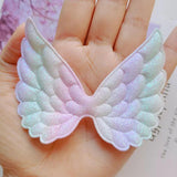 20pcs Glitter Wings Hair Clip Cover DIY Decorative Accessories