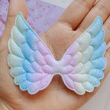 20pcs Glitter Wings Hair Clip Cover DIY Decorative Accessories