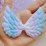 20pcs Glitter Wings Hair Clip Cover DIY Decorative Accessories
