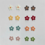 100Pcs Embroidered Flowers Appliques Patches DIY Arts Headwear Decor Material