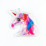 30 Pcs Unicorn Shape Shaker DIY Sewing Bows Phone Case Crafts Decor