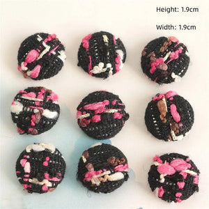 10-20pcs Round Love Heart Ornaments Sewing Buttons DIY Craft Supplies