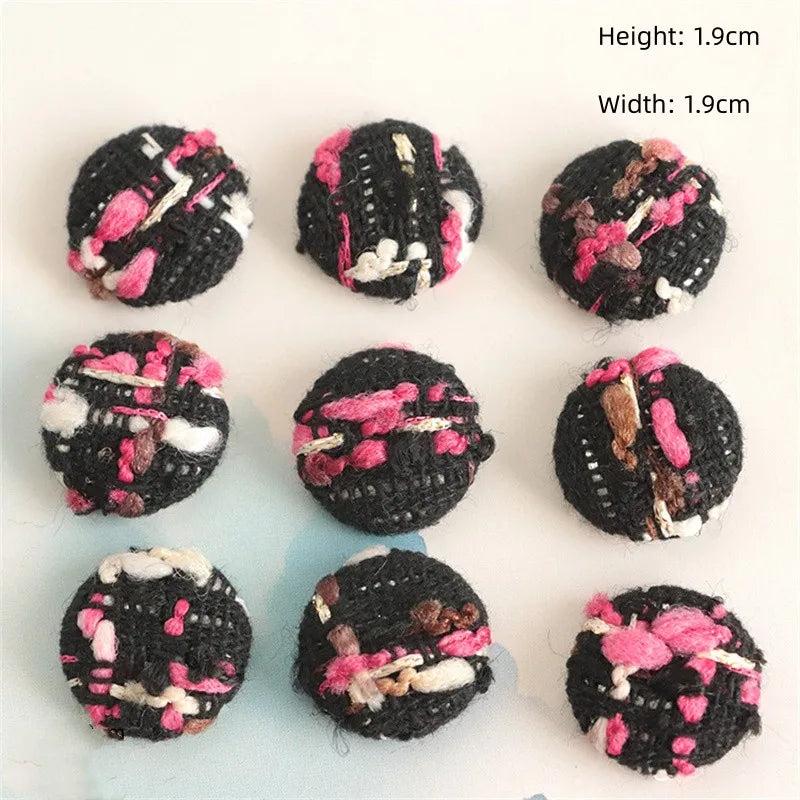 10-20pcs Round Love Heart Ornaments Sewing Buttons DIY Craft Supplies