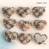 10-20pcs Round Love Heart Ornaments Sewing Buttons DIY Craft Supplies