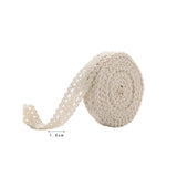 5M Cotton Thread Sofa Cushion Quilt Home Skirt Textile Lace Decorative Border