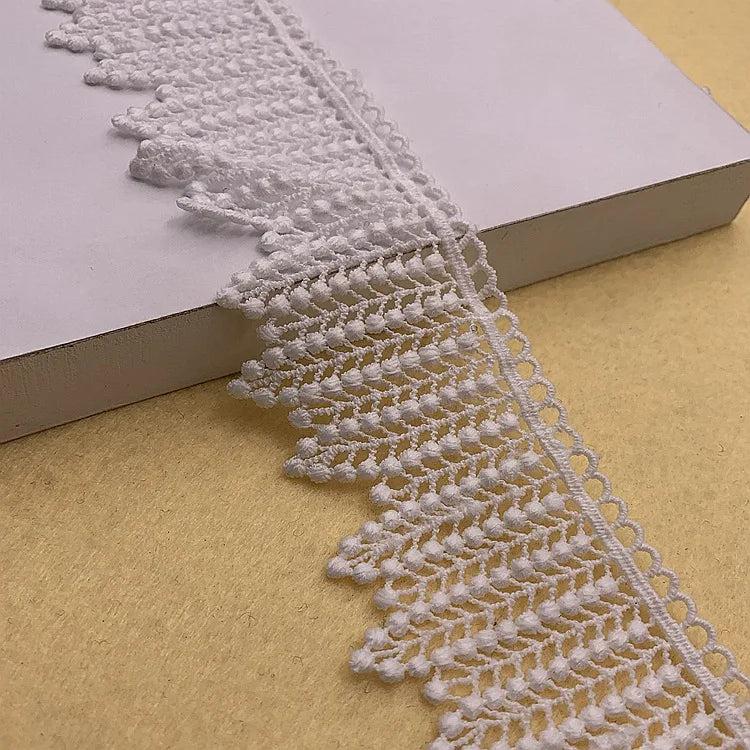 5yards Milk Silk Water Soluble Lace - DIY Lace Embroidery Accessories