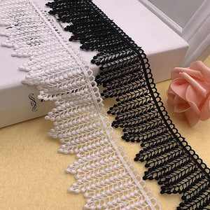 5yards Milk Silk Water Soluble Lace - DIY Lace Embroidery Accessories
