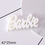 15pcs Cartoon Alphabet Resin Ornament DIY Craft Supplies Phone Shell Arts Patch
