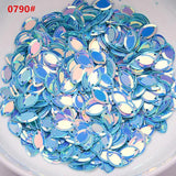 6X13mm Flat Round PVC Sequins Paillettes Craft Wedding Decor