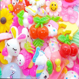 Mixed Cartoon Resin Ornaments for DIY Crafts