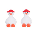 Cartoon Duck Resin Ornaments for DIY Crafts and Decor
