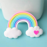 Polymer Clay Rainbow Clouds Ornaments DIY Craft Supplies
