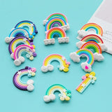 Polymer Clay Rainbow Clouds Ornaments DIY Craft Supplies