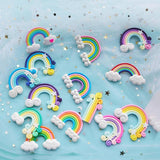 Polymer Clay Rainbow Clouds Ornaments DIY Craft Supplies