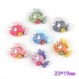 50Pcs Ocean Marine Animal Resin Embellishments DIY Craft Supplies