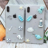 50Pcs Ocean Marine Animal Resin Embellishments DIY Craft Supplies