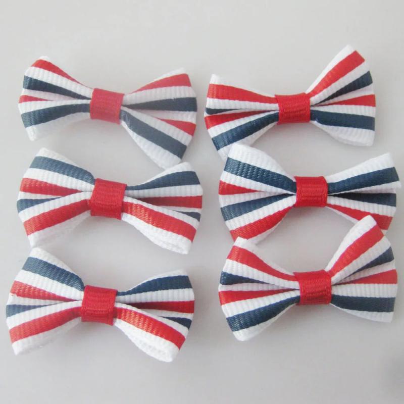 30Pcs 38MM Long Bows Charm Headwear DIY Sewing Supplies