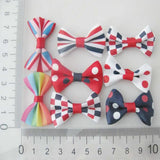 30Pcs 38MM Long Bows Charm Headwear DIY Sewing Supplies