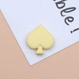 20-30Pcs Poker Spades Love Heart Resin Patch DIY Craft Supplies Materials