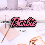 15pcs Double Letter Resin Ornament DIY Craft Supplies Arts Decor