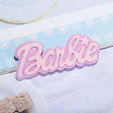 15pcs Double Letter Resin Ornament DIY Craft Supplies Arts Decor