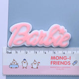 15pcs Double Letter Resin Ornament DIY Craft Supplies Arts Decor