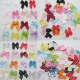 100pcs Knotted Satin Ribbon Bows DIY Underwear Decoration