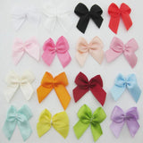 100pcs Knotted Satin Ribbon Bows DIY Underwear Decoration
