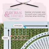 Knitting Needle Gauge Converter Calculator Ruler Sewing Accessories Tools