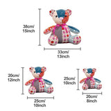 10Pcs Memory Bear Template Ruler Set 10/12/15 Inch Beginner Sewing Material Acry