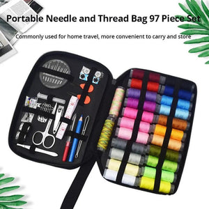 97pcs Portable Sewing Kit With Case, Sewing Supplies For Home Traveler, Adults