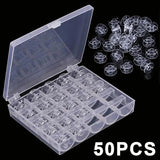 Sewing Machine Bobbins Spools Set with Thread Organizer Box