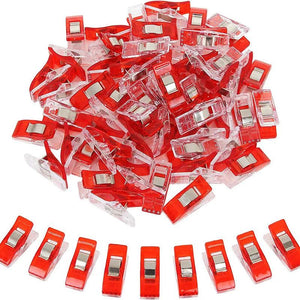Sewing Clips Plastic Craft Quilting Binding Crocheting Knitting Safety Clamps