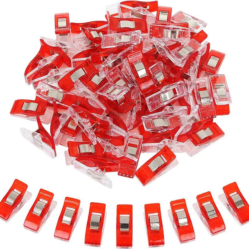 Sewing Clips Plastic Craft Quilting Binding Crocheting Knitting Safety Clamps