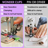 Sewing Clips Plastic Craft Quilting Binding Crocheting Knitting Safety Clamps