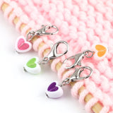 1 Set Heart Beads Rose Flower Stitch Markers Crochet Latch for DIY Craft Kits