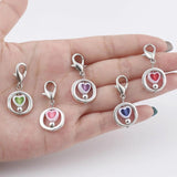 1 Set Heart Beads Rose Flower Stitch Markers Crochet Latch for DIY Craft Kits