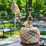 Portable Wood Yarn Holder for Knitting Crochet Organizer Craft