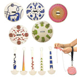 Portable Wood Yarn Holder for Knitting Crochet Organizer Craft