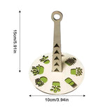Portable Wood Yarn Holder for Knitting Crochet Organizer Craft