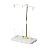 Cast Iron Thread Stand Adjustable Thread Bobbin with Plastic Base